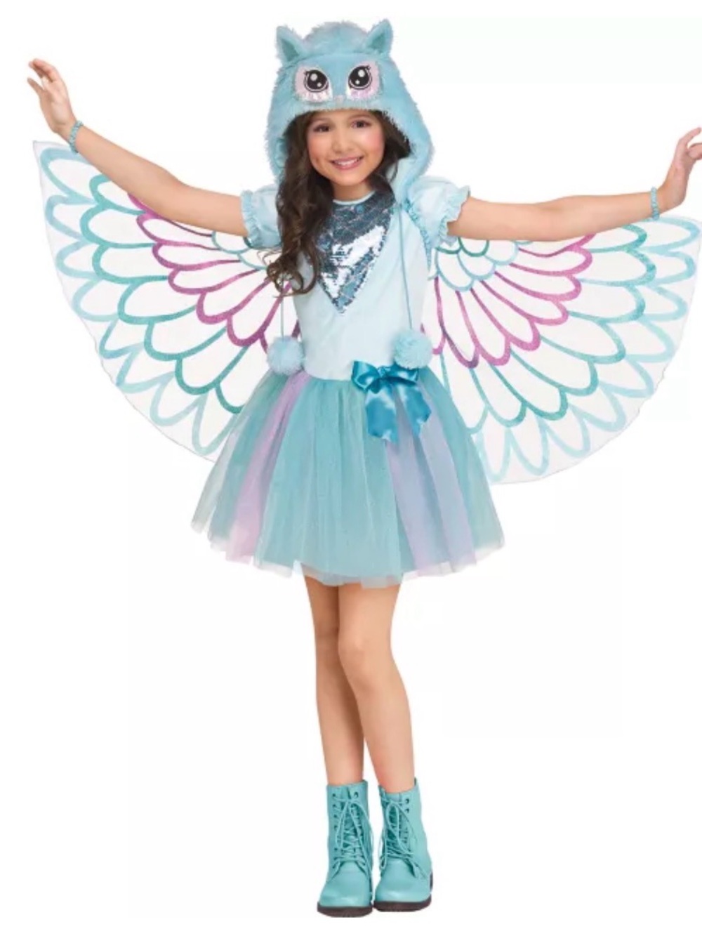 Spirit Halloween Kids Owl Costume Sz M (8-10)
